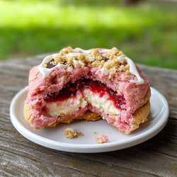 Thick Stuffed Strawberry Shortcake Gourmet Cookie