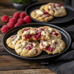 White Chocolate Raspberry Cookies