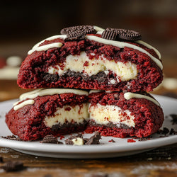 Stuffed Red Velvet Oreo Gourmet Thick Cookie